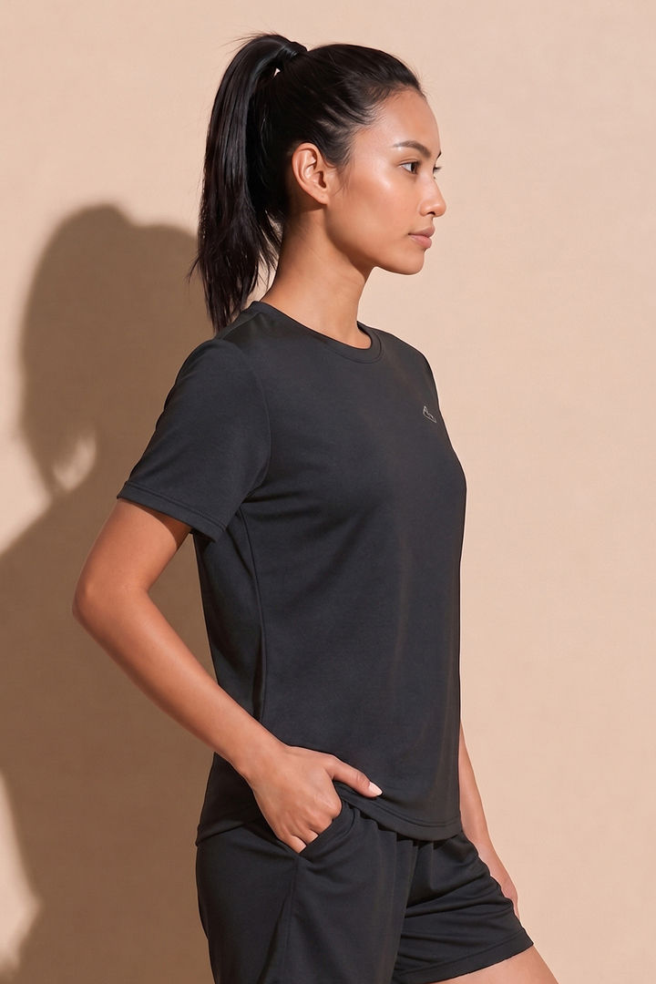 Zelocity Quick Dry Relaxed Top - Black Beauty — image 4